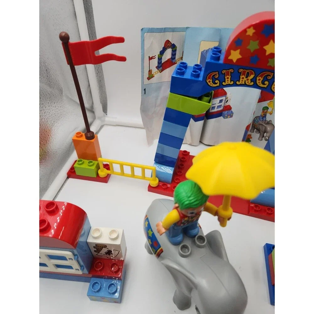 LEGO DUPLO #10504 My First Circus Set 99% Complete w/Box And Instructions